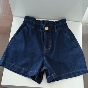 Zara Dark Blue Jean Shorts NWT